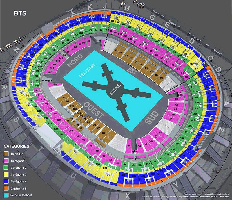Plan — Stade de France